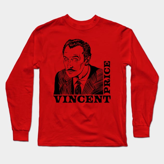 Vincent Price Long Sleeve T-Shirt by Swoody Shop